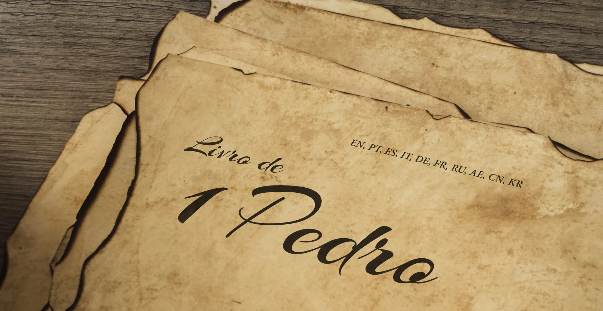 Livro de 1 Pedro - EN, PT, ES, IT, DE, FR, RU, AE, CN, KR