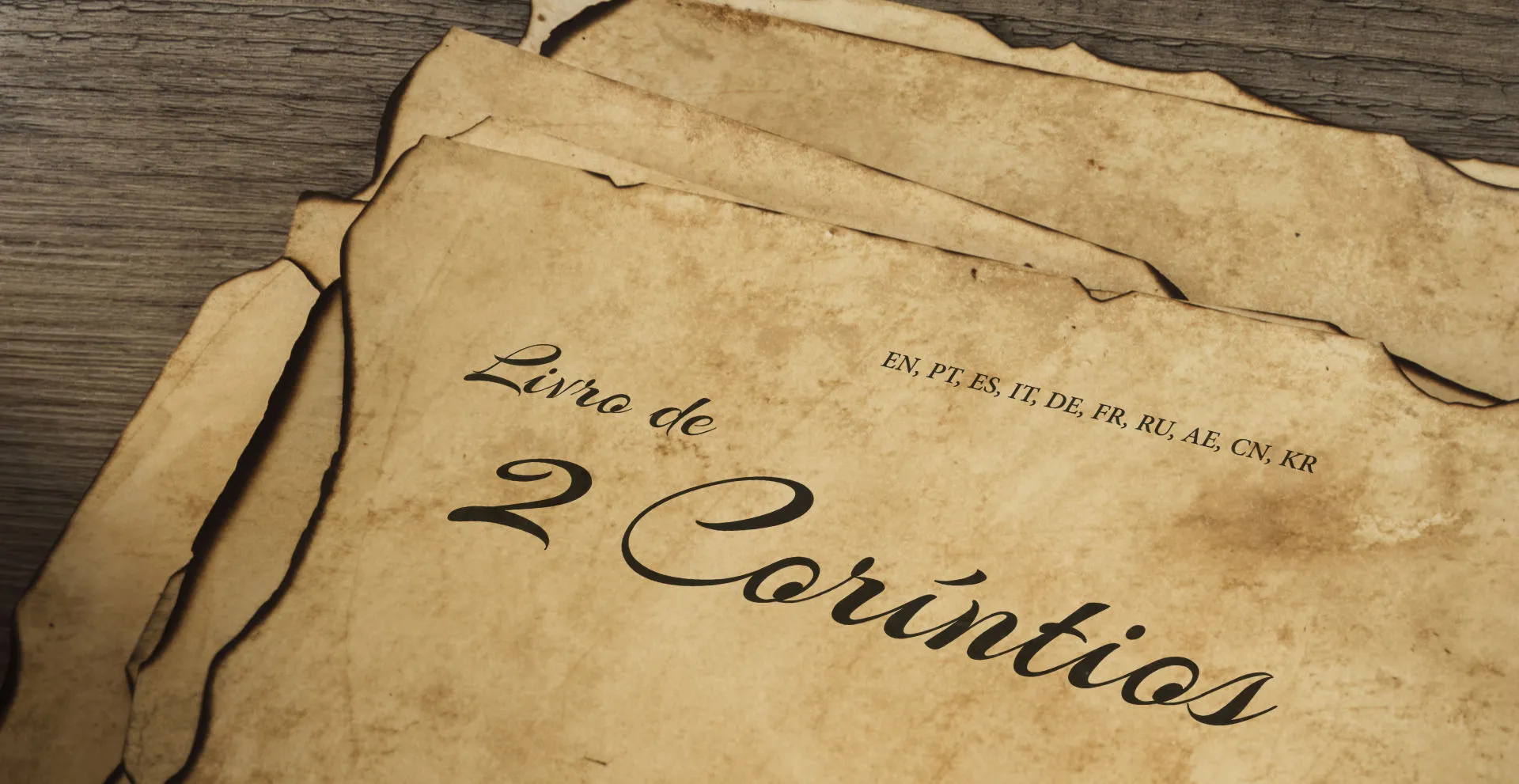 Livro de 2 Coríntios - EN, PT, ES, IT, DE, FR, RU, AE, CN, KR