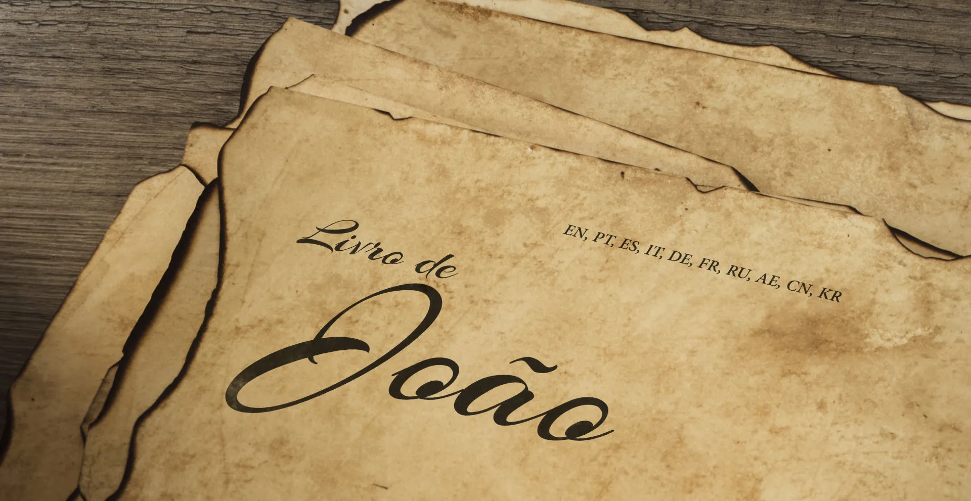 Livro de João - EN, PT, ES, IT, DE, FR, RU, AE, CN, KR