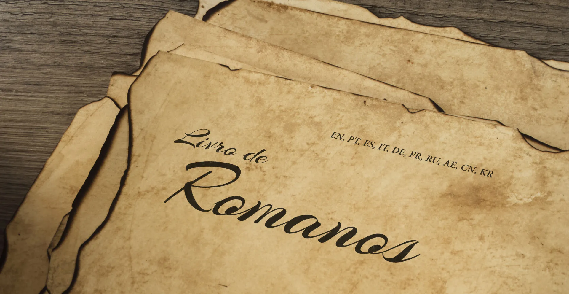 Livro de Romanos - EN, PT, ES, IT, DE, FR, RU, AE, CN, KR