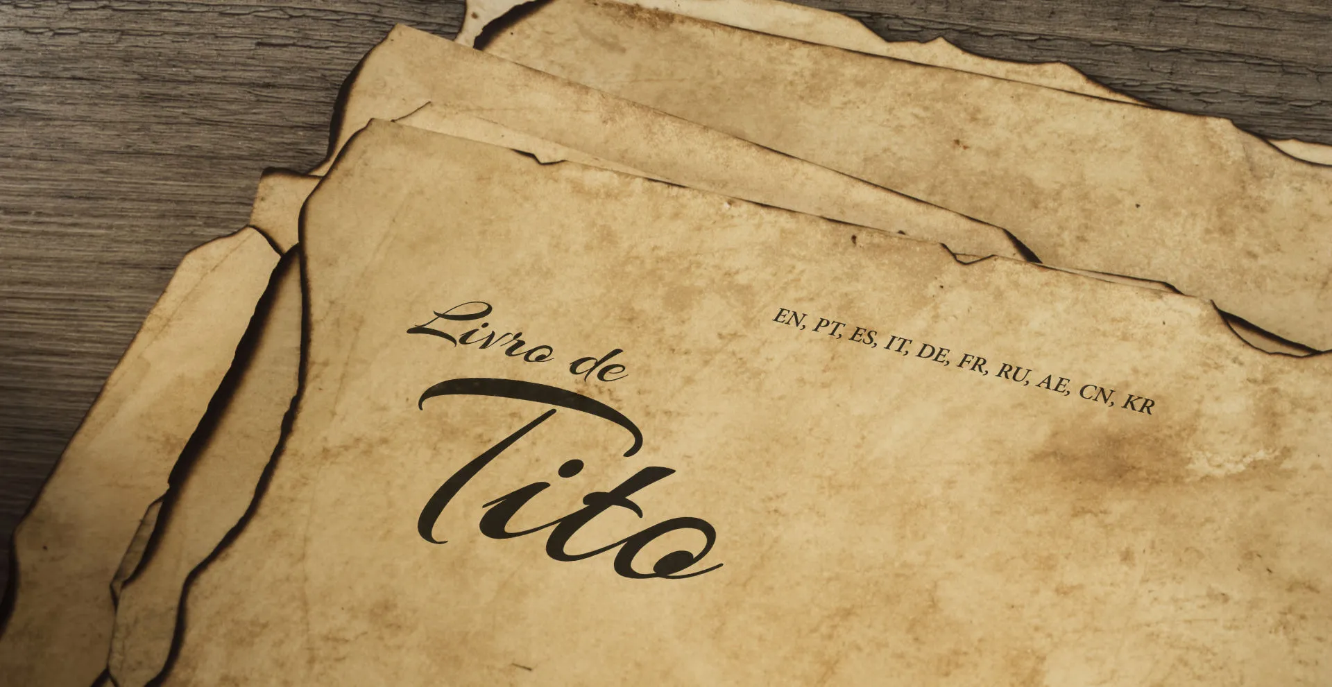 Livro de Tito - EN, PT, ES, IT, DE, FR, RU, AE, CN, KR